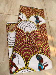 Tissu en coton sergé nigérian personnalisé en gros, imprimé wax africain, 100 % coton, pour vêtements d'événements de mode, sacs, fabricant OEM ODM - Product Image 6