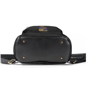 Sac à dos décontracté noir pour femmes, sac à dos de voyage léger et tendance pour dames, grande capacité, sac à bandoulière quotidien pour l'école et le collège - Product Image 3