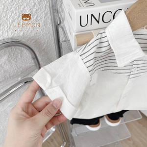 Ensemble décontracté d'été en gros pour garçons : tenue de pique-nique, chemises et shorts pour fêtes, vêtements de mode pour tout-petits garçons - Product Image 2