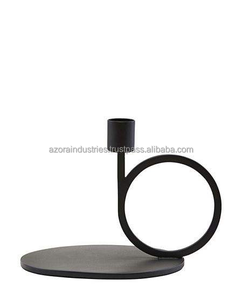 Bougeoir votif en fil de métal à double maille de fer de style antique fait à la main support de pilier vintage pour la décoration de la maison de pâques - Product Image 5