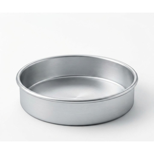 Moule à gâteau rond en aluminium sur mesure, fabrication directe d'usine, robuste, côtés droits, pour fournitures de boulangerie - Product Image 1