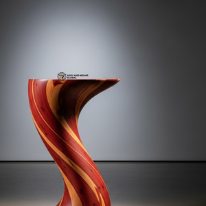 เก้าอี้ไม้ตกแต่งสไตล์โมเดิร์นระดับพรีเมียม – โต๊ะข้างทรงประติมากรรมสุดพิเศษสำหรับตกแต่งบ้านและโรงแรม - Product Image 2