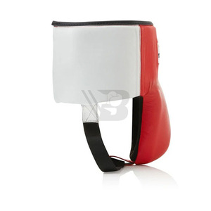 Protège-entrejambe de boxe à bas prix en cuir de vachette véritable, équipement de protection pour l'entraînement, avec logo personnalisé pour la salle de sport, protège-entrejambe de boxe et MMA - Product Image 3