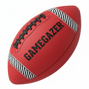 Ballons de football américain fabriqués sur mesure avec vessie en butyl, durables et légers, de haute qualité, pour usage professionnel - Product Image 1