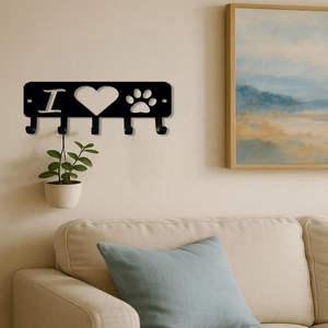 CIFbuy Modern Black <b>Wall</b> <b>Hooks</b> and Coat Rack Space Saving Entryway Organizer - Product Image 4