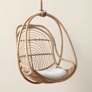 High quality furniture for patio <b>garden</b> rattan <b>hanging</b> lounge chair egg shape basket swing chairs - Product Image 5