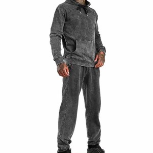 Ensemble coupe-vent léger et oversize imperméable avec logo brodé, fabriqué en usine OEM, effet délavé à l'acide, pour la vente en ligne - Collection 2026 - Product Image 1