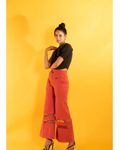 Pantalones Anchos de Satén de Algodón Elegantes para Mujer, Ropa Casual de Oficina para Verano, Tela Ligera y Suave, Ajuste Cómodo, Suministro al por Mayor - Product Image 4