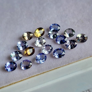 Tanzanita Natural de Calidad AAA+ con Color Bio, Corte Facetado de 5x4 a 7x9 mm, Gema Suelta para Joyería - Product Image 3