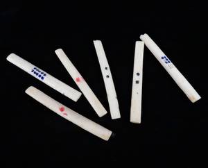 Hand <b>Crafted</b> Early Bone Game Pieces ~ Primitive Game Pieces ~ Handmade Game Pieces ~ Early Dice Bone Pieces ~ <b>Old</b> Gaming Pieces - Product Image 5