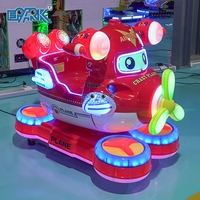 Jeu d'interaction Mp5 en plastique Swing Airplane Kids Rides On Car Battery Coin Operated Kiddie Amusement Rides Train Game