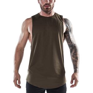 Camiseta sin mangas de entrenamiento informal para hombre, sin mangas, gimnasio, músculo, algodón atlético, entrenamiento de culturismo de verano con decoración de insignias - Product Image 2
