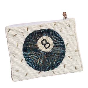 Haute qualité broderie HOOSIERS & INDIANA perlé jour du jeu petit sac portefeuille avec déclaration Style élégant et Design mignon pour fille - Product Image 2