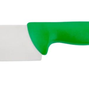 Cuchillos de Cocina con Mango Verde y Hoja Cónica Plateada, con Protector de Dedos Contorneado para Cortar Frutas y Uso Diario en la Cocina - Product Image 3