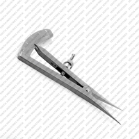 Pied à coulisse Castroviejo 0-20 mm droit 3,25 pouces, instruments chirurgicaux ophtalmiques réutilisables CE, vente en gros