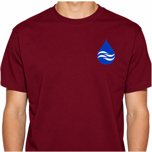 Unisex Plain 100% Cotton Regular Fit O-Neck Short Sleeve Breathable Eco-Friendly Casual T-<b>Shirt</b> <b>Red</b> Rooks Apparel Supplier - Product Image 3