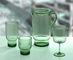 Vaso de Agua Acrílico Moderno y Decorativo de Jack Worth, con Líneas Rectas, para Uso en el Hogar y Fiestas - Product Image 5