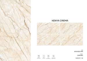 Azulejos de porcelana de lujo con diseño moderno tallado, tamaño 600X1200, azulejos de gran tamaño para sala de estar, cocina, baño y oficina. - Product Image 4