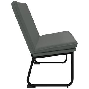ม้านั่งโฟมไม้อัดโลหะโพลีเอสเตอร์สีเทาเข้ม ชุดห้องนั่งเล่นมีสไตล์ - Product Image 4