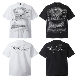 Camiseta de Punto 100% Algodón Lavado, Nueva Moda, Color Sólido, Manga Corta de Verano, Secado Rápido, Transpirable, con Estampado, para Hombre - Product Image 1