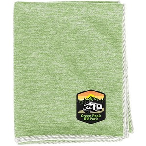 Solid Gray Color Absorbent Antimicrobial Eco-Friendly Neck Gym Cooling Digital Print Travel Custom Printed Quick-Dry Sport Towel - Product Image 5