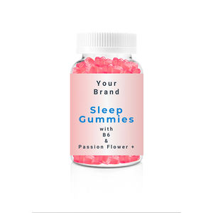 Suplementos Herbales Naturales para Dormir, Gomitas con Vitamina B6 y Flor de la Pasión para Aliviar el Estrés - Product Image 1