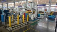 Ligne de pressage à ailettes en H haute vitesse pour la production de refroidisseurs à échangeurs de chaleur en feuille d'aluminium - Matrice progressive automatique PLC