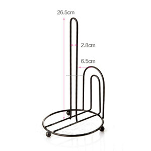 Classic Metal Wire Tissue <b>Paper</b> Holder With Black Powder Coating Finishing Good Quality For Tissue <b>Paper</b> Organization - Product Image 2