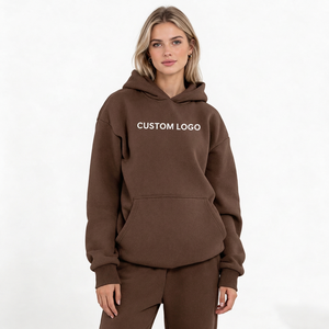 Wholesale Womens Fleece <b>Hoodie</b> Manufacturer Custom Logo Pullover Sweatshirt Supplier for International Bulk Orders - Product Image 5