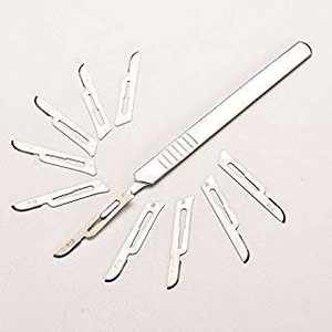 ORIENTMED - Bisturí Quirúrgico Desechable, Estéril, de Acero Inoxidable, con Mango Manual # 10- # 26 Por Surgiright - Product Image 3