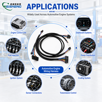 Faisceau de câbles moteur blindé à âme en cuivre pour ECU automobile, moto, sur mesure