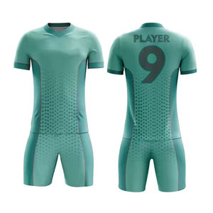 ชุดฟุตบอลขายตรงจากโรงงาน ผลิตในปากีสถาน สำหรับทุกเพศทุกวัย ไซส์ใหญ่ 100% โพลีเอสเตอร์ ป้องกันแบคทีเรีย แห้งเร็ว ระบายอากาศได้ดี - Product Image 1