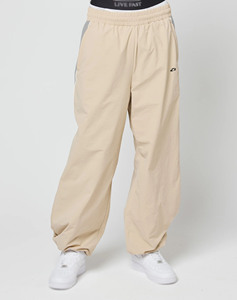<b>Men's</b> <b>Brown</b> <b>Cargo</b> Pants Oversized Nylon Techwear Utility Trousers with Multi Pockets OEM Wholesale Manufacturer - Product Image 2