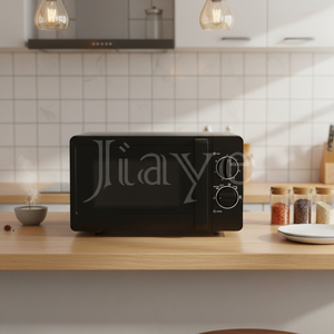 20L Compact Countertop <strong>Microwave</strong> Oven 700W, <strong>Small</strong> Kitchen <strong>Microwave</strong> with Glass Turntable Black Color - Product Image 4