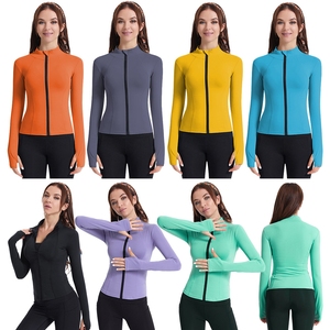 Chaqueta de Yoga Exclusiva para Mujer, Ligera, Ajustada, Sudadera con Capucha para Fitness, Prenda Deportiva Transpirable para Gimnasio y Running - Product Image 6