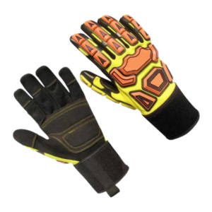 ถุงมือช่างหนังสังเคราะห์แบบหนาพิเศษ Amara คุณภาพสูง เคลือบยางลาเท็กซ์ ป้องกันแรงกระแทก สำหรับงานอุตสาหกรรม ป้องกันมือและแขน - Product Image 2