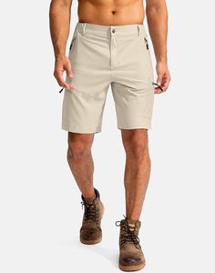 <b>Men's</b> Cargo <b>Shorts</b> Wholesale Manufacturer Quick Dry Utility <b>Shorts</b> with Secure <b>Zip</b> <b>Pockets</b> Custom Logo OEM Private Label Bulk - Product Image 3