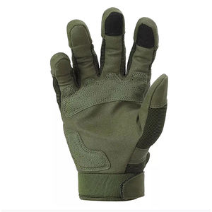 Gants tactiques en cuir pleine main respirants, antidérapants et protecteurs pour l'entraînement en extérieur, le VTT et les écrans tactiles - Product Image 2