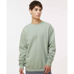 Men's Oversized Winter Sweatshirt Trendy Drop Shoulder Heavy Fleece Crewneck Loose Fit Pullover <b>Jumper</b> Top Sweatshirt - Product Image 1