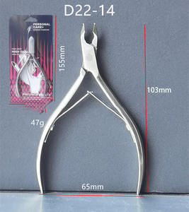Pince à cuticules ronde, ciseaux de manucure, coupe-cuticules, éliminateur de peaux mortes, pince à ongles en acier inoxydable pour pédicure - Product Image 5