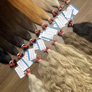Extensiones onduladas a granel de cabello crudo cabello humano Remy vietnamita puntas gruesas suaves y sedosas naturales proveedor al por mayor - Product Image 3