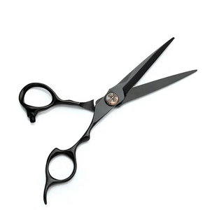 Tijeras de Peluquería Profesionales de Alta Calidad, de Acero Inoxidable 440C, de Mango Largo para Diestros, Color Personalizado - Product Image 1