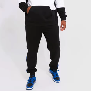 Ensemble de survêtement à capuche color block pour homme, tenue décontractée de sport, ensemble de jogging, streetwear, ensemble deux pièces, logo personnalisé - Product Image 2