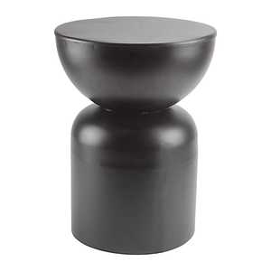 Mesa Consola Redonda Moderna de Lujo con Base de Pedestal, Diseño Minimalista, 31 cm de Diámetro, 41 cm de Altura, Muebles para Sala de Estar - Product Image 2