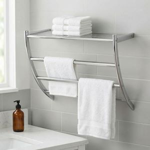Modern Cast Iron Bathroom Shelving with Heater Home Storage Towel Racks MIT Household Furniture Wholesale on <b>Shopee</b> and EBay - Product Image 2