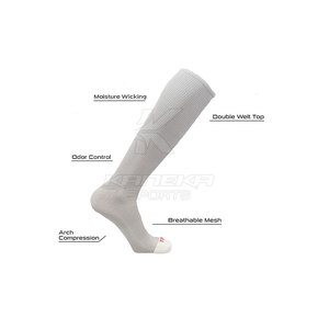 Winter 100% <b>Wool</b> Seamless Breathable Soccer <b>Socks</b> with Cuff Detail Comfortable Fit for Training Outdoor Activities KANEKA SPORTS - Product Image 3