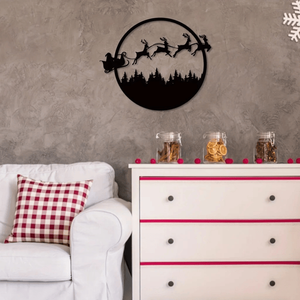 CIFbuy Insegna da Parete in Metallo Reversibile da 24 Pollici, Decorazione Bifacciale per Halloween e Natale, per Servizio di Ritiro TikTok per Temu - Product Image 5