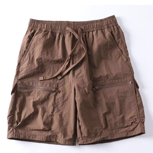 กางเกงขาสั้นคาร์โก้ผ้าแคนวาสเนื้อผ้าฝ้าย 100% น้ำหนักเบา สำหรับฤดูร้อน ผู้ชาย สกรีนโลโก้ได้ ระบายอากาศดี สวมใส่สบาย เหมาะกับกิจกรรมกลางแจ้ง เอวยางยืด - Product Image 2