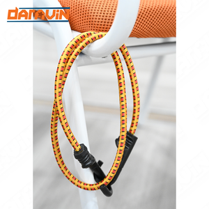 New 100cm Customized Vietnam Custom Logo 7/8/9mm Rubber Reinforcement Strap Length Latex with <b>Plastic</b> <b>Hooks</b> - Product Image 2