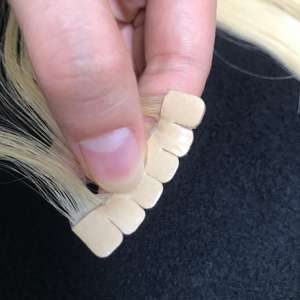 ผมต่อ100% สี613มินิเทปลอนผมตรงสไตล์ธรรมชาติสีธรรมชาติ - Product Image 5